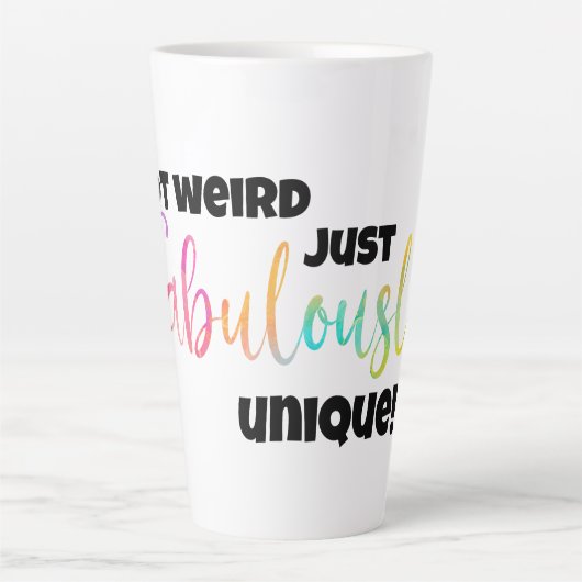 Uniek voor Latte liefhebbers Latte Mok (Voorkant)