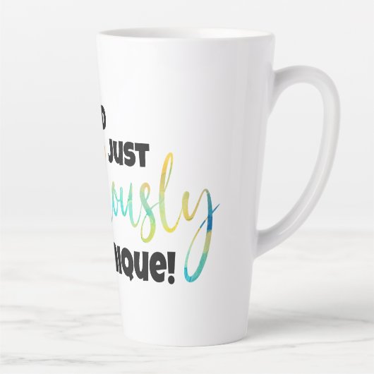 Uniek voor Latte liefhebbers Latte Mok (Rechts)