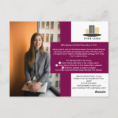 Uniek voorjaarsvastgoed briefkaart (Achterkant)