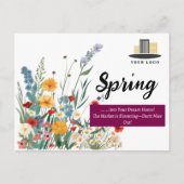 Uniek voorjaarsvastgoed briefkaart (Voorkant)