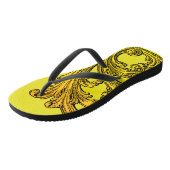 Uniek  vormig ontwerp voor goud teenslippers (Schuin)