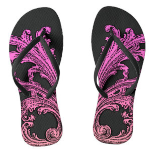 Uniek vormig roze ontwerp teenslippers