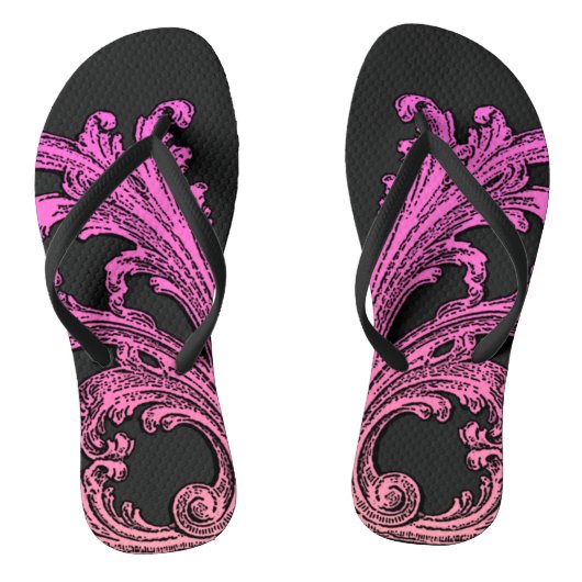 Uniek vormig roze ontwerp teenslippers (Voetbed)