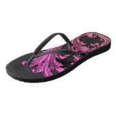 Uniek vormig roze ontwerp teenslippers (Schuin)