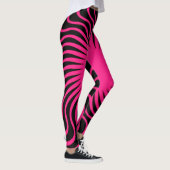 Uniek vormontwerp van een mooi zebrapatroon leggings (Rechts)