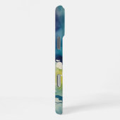 Uniek Waterverf design – ideaal voor kunstliefhebb iPhone Hoesje (Rechterkant)