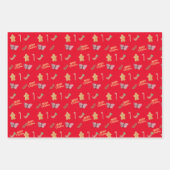 Uniek Waterverven Dierenpatroon Inpakpapier Vel (Voorkant 3)