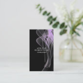 Uniek Wave Patroon Abstract legant Visitekaartje (Staand voorkant)