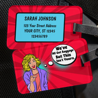 Uniek We hebben allemaal bagage, maar dit is niet Bagagelabel