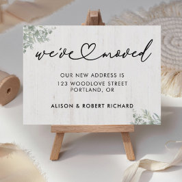Uniek We Zijn Verhuisd Nieuwe Adres Verhuisbericht Briefkaart