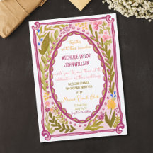 Uniek Whimsical Bloemig Quirkyl Doodle Handgeteken