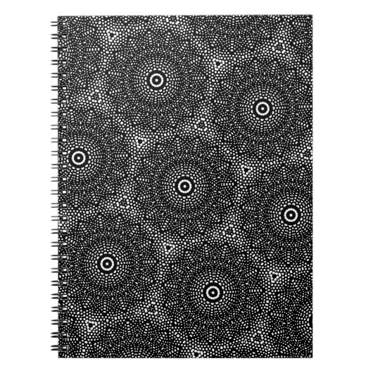 Uniek Whimsical Dot Art Notitieboek (Voorkant)