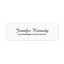 Uniek Wit Klassiek Script Creatief Plain