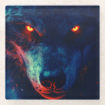 Uniek Wolf Onderzetter