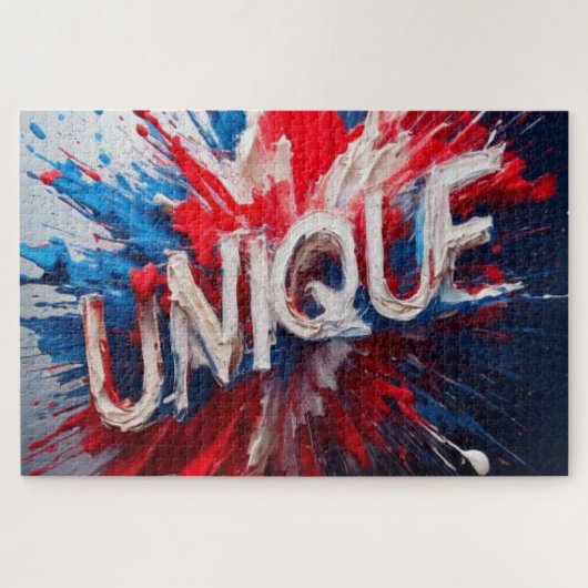 UNIEK Woord Kunst Puzzel (Horizontaal)