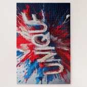UNIEK Woord Kunst Puzzel (Verticaal)