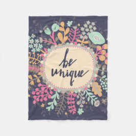 uniek zijn fleece deken