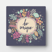 uniek zijn fotoplaat (Voorkant)