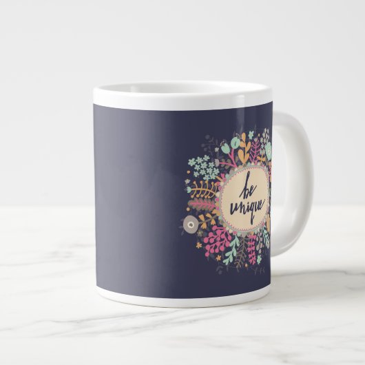 uniek zijn grote koffiekop (Voorkant rechts)