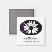 uniek zijn magneet (Voorkant / Achterkant)