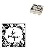 uniek zijn rubberstempel (Gestempeld)