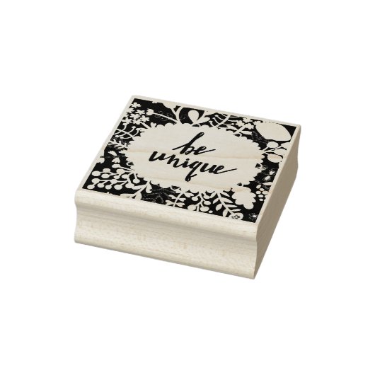 uniek zijn rubberstempel (Stempel)