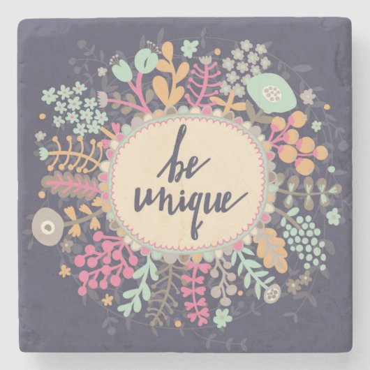 uniek zijn stenen onderzetter (Voorkant)