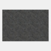 Uniek zwart-legant neurale vezel - Klassiek ontwer Inpakpapier Vel (Voorkant 2)