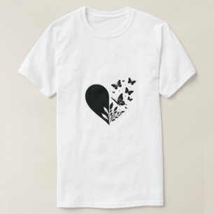 Uniek zwart ontwerp voor diamantliefhebbers t-shirt