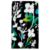 Uniek Zwart & Wit Bloemen & Helder Kleurenaccent Klein Cadeauzakje (Voorkant)