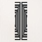 Uniek zwart-wit patroon yogamat (Voorkant)