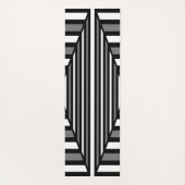 Uniek zwart-wit patroon yogamat (Achterkant)