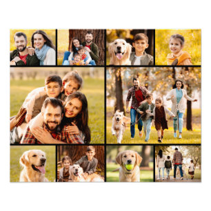 Unieke 10 Photo Collage Minimalist Eenvoudig Foto Afdruk