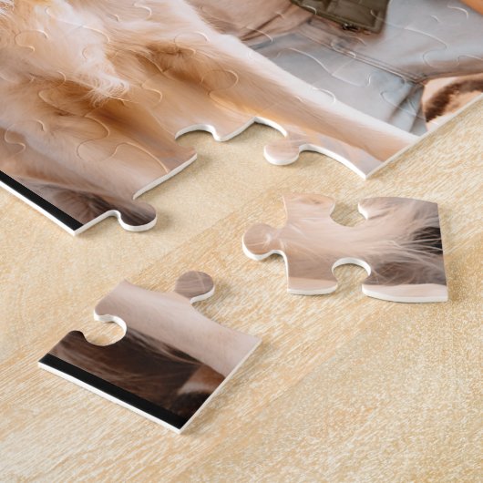 Unieke 11 foto collage minimalistisch eenvoudig zw legpuzzel (Zijkant)