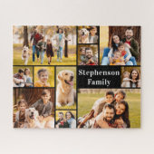 Unieke 11 Fotocollage Eenvoudig Gepersonaliseerd Legpuzzel (Horizontaal)