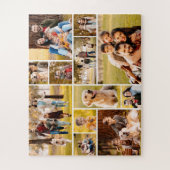 Unieke 12 foto collage eenvoudig legpuzzel (Verticaal)