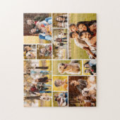 Unieke 12 foto collage eenvoudig legpuzzel (Verticaal)