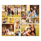 Unieke 12 foto-collage minimalistisch eenvoudige f foto afdruk (Voorkant)