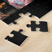 Unieke 12 fotocollage minimalistisch eenvoudig mon legpuzzel (Zijkant)