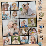 Unieke 14 Photo Collage Modern 16x20 Eenvoudig Legpuzzel<br><div class="desc">Ontgrendel de vreugde van gedeelde herinneringen met onze Cherished Memories 14-Photo Collage Jigsaw Puzzle. Deze prachtige puzzel is perfect voor het vieren van de speciale momenten met familie, vrienden, huisdieren en grootouders. Of het nu gaat om een collectie van je favoriete snapshots van een familievakantie, een reeks hartverwarmende dierenfoto's of...</div>