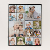 Unieke 14 Photo Collage Modern 16x20 Eenvoudig Legpuzzel (Verticaal)