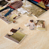 Unieke 17 Photo Collage Eenvoudig Zwart Legpuzzel (Zijkant)