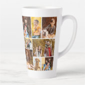 Unieke 17 Photo Collage Minimalist Eenvoudig Latte Mok (Rechts)