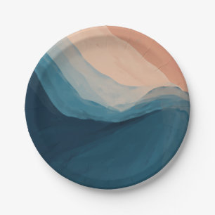 Unieke 18e Bord van het standaard Blauwpapier op d