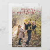 Unieke 2 foto - IN Cell Foto Holiday wil Kaart (Voorkant)