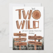 Unieke 2 Wilde Jongen 2e verjaardag Kaart (Voorkant)