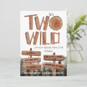 Unieke 2 Wilde Jongen 2e verjaardag Kaart (Staand voorkant)