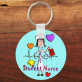 Unieke 3D-videokaart voor studenten Sleutelhanger (Voorkant)