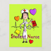 Unieke 3D-videokaart voor studentenverpleegkundige Briefkaart (Voorkant)