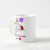 Unieke 3D-videokaart voor studentenverpleegkundige Koffiemok (Voorkant links)